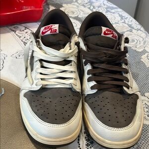 Nike Air Men's Sneakers - Brown and Cream